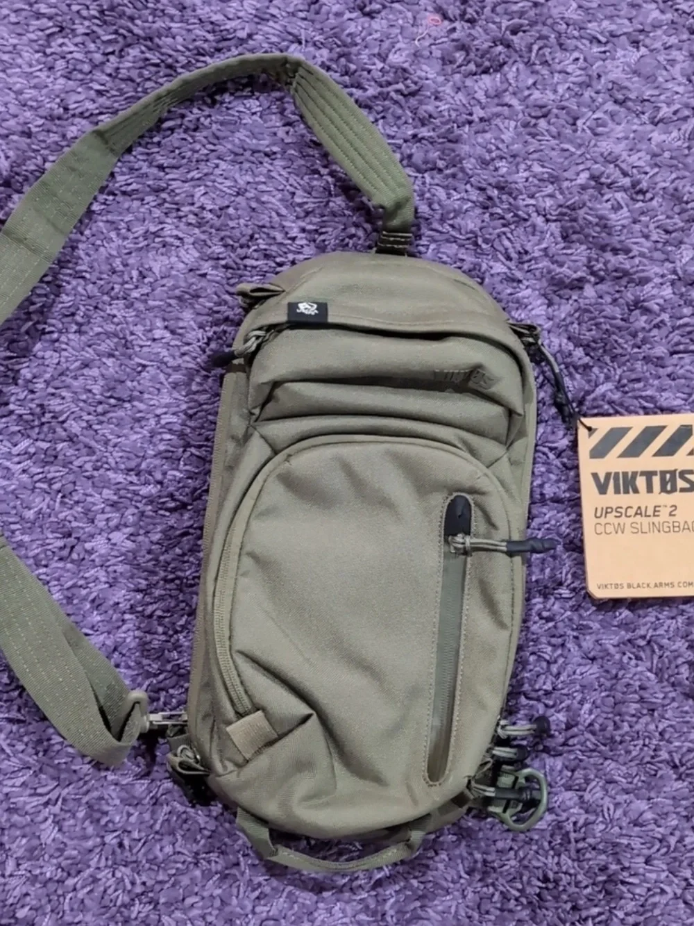 The Vitos Upscale 2 Sling Concealed Carry Tactical Bag NWT